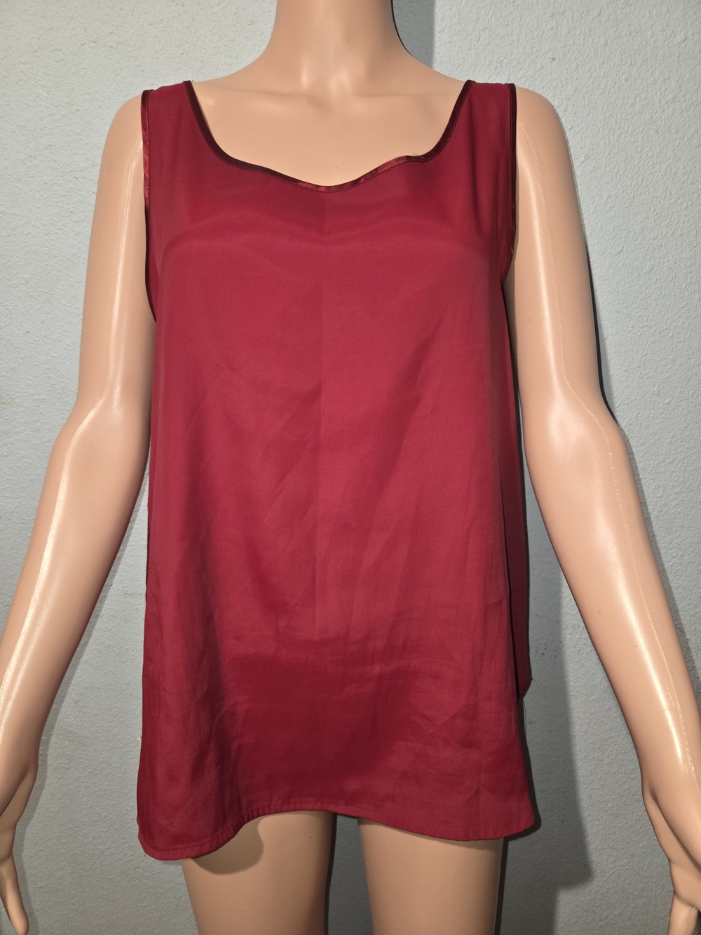 Liz Baker Wine Red Sleeveless Camisole